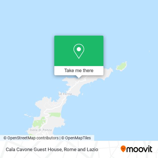 Cala Cavone Guest House map