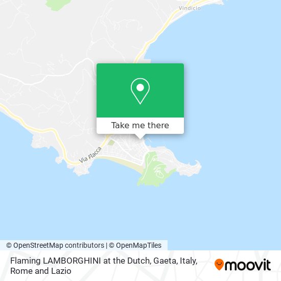 Flaming LAMBORGHINI at the Dutch, Gaeta, Italy map