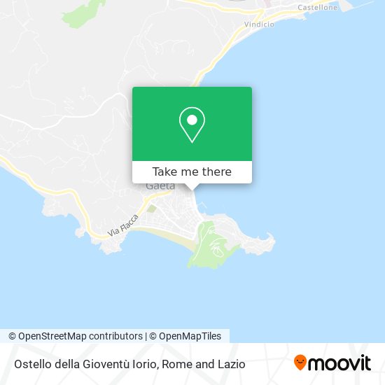 Ostello della Gioventù Iorio map