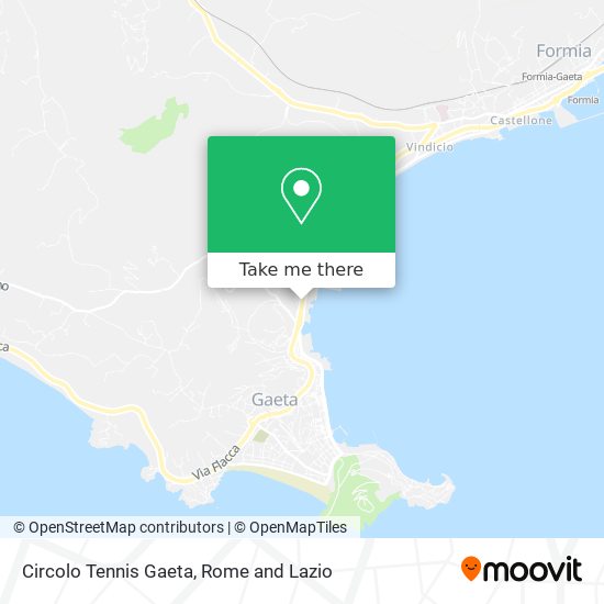 Circolo Tennis Gaeta map