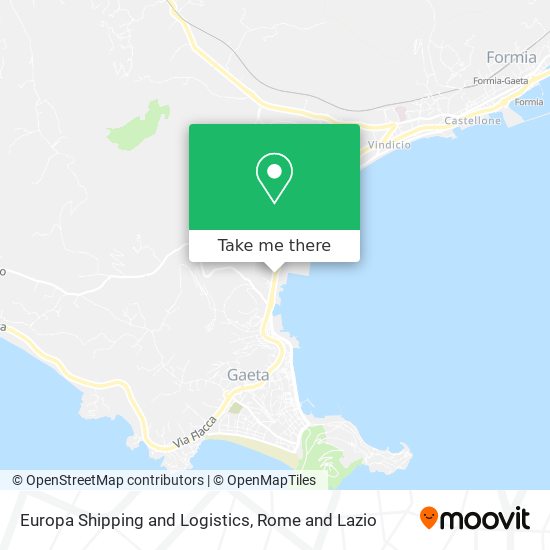 Europa Shipping and Logistics map