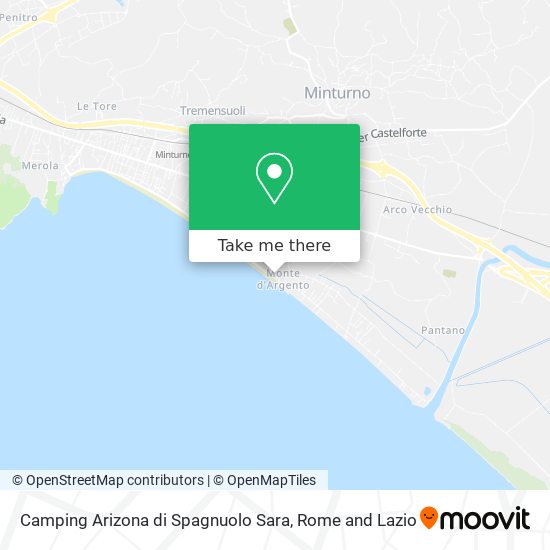 Camping Arizona di Spagnuolo Sara map