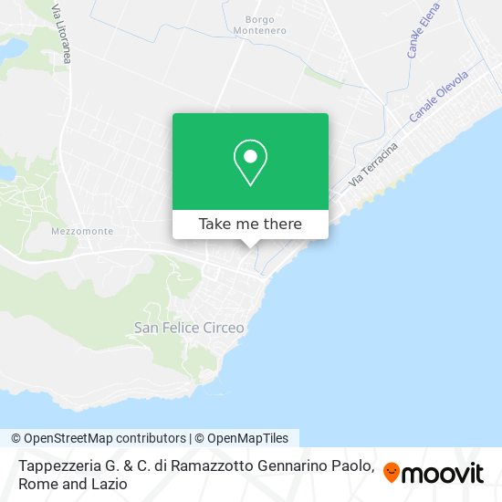 Tappezzeria G. & C. di Ramazzotto Gennarino Paolo map