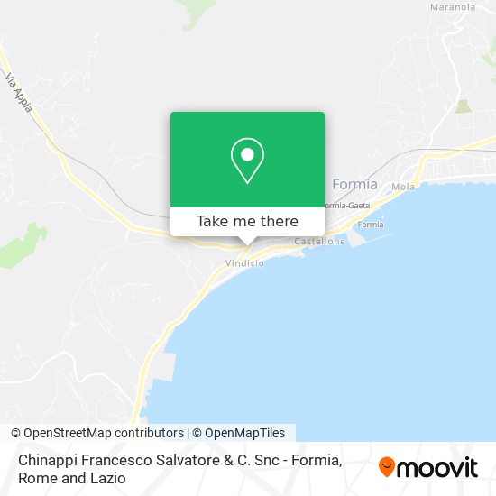 Chinappi Francesco Salvatore & C. Snc - Formia map