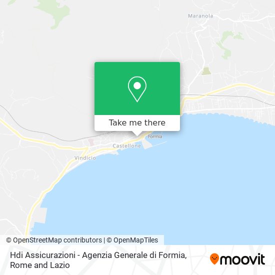 Hdi Assicurazioni - Agenzia Generale di Formia map