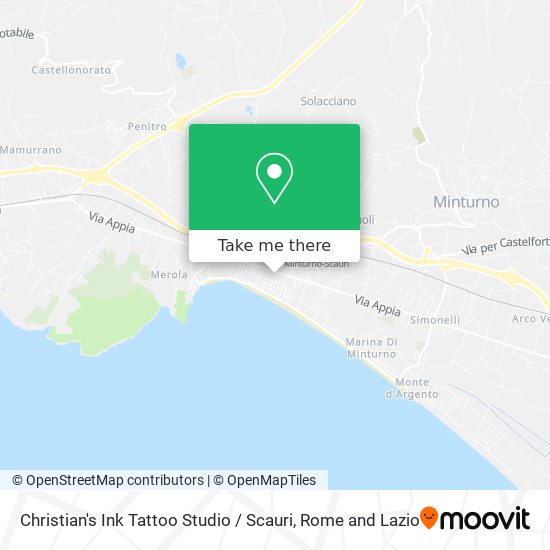 Christian's Ink Tattoo Studio / Scauri map