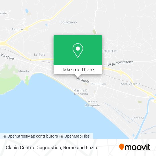 Clanis Centro Diagnostico map