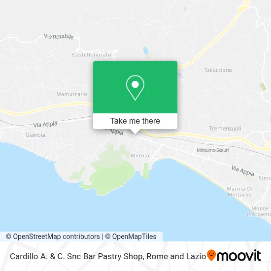 Cardillo A. & C. Snc Bar Pastry Shop map