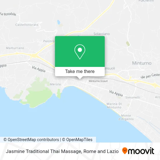 Jasmine Traditional Thai Massage map