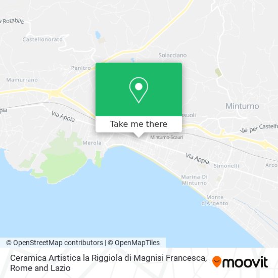 Ceramica Artistica la Riggiola di Magnisi Francesca map