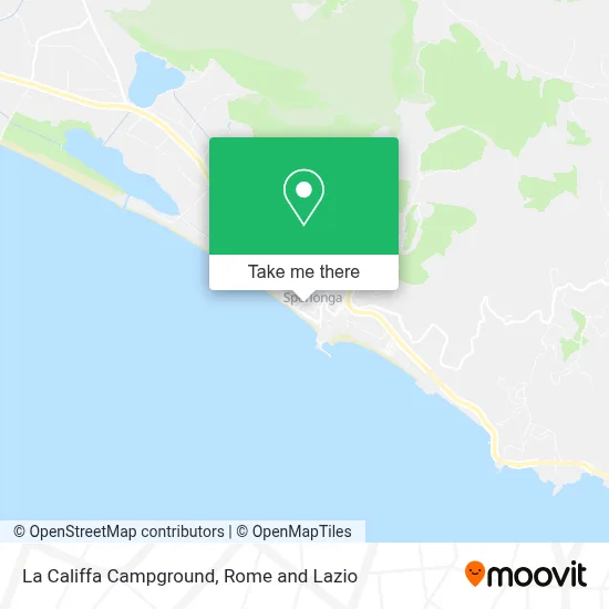 La Califfa Campground map