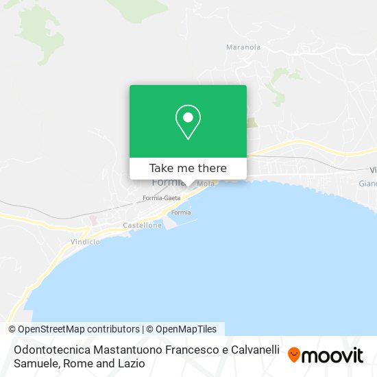 Odontotecnica Mastantuono Francesco e Calvanelli Samuele map