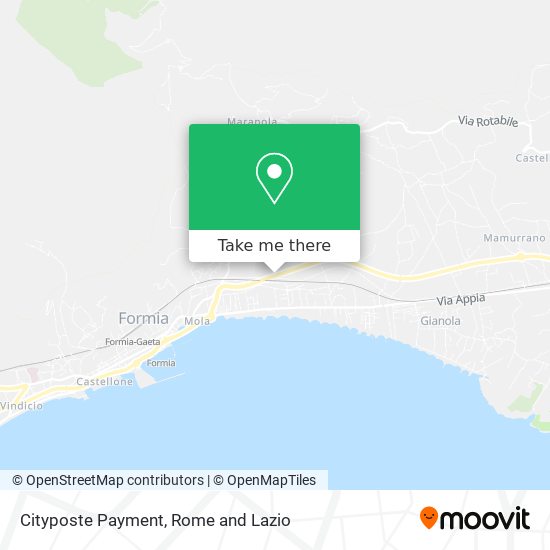 Cityposte Payment map