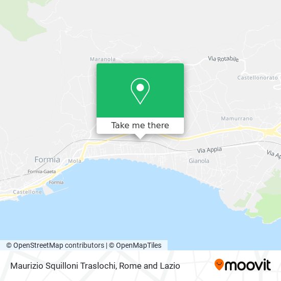 Maurizio Squilloni Traslochi map