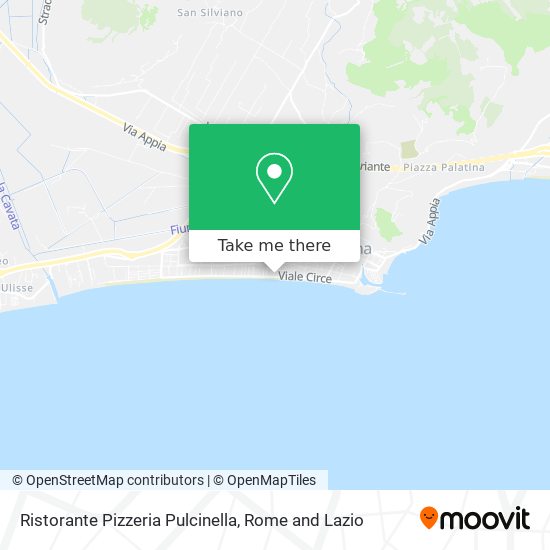Ristorante Pizzeria Pulcinella map