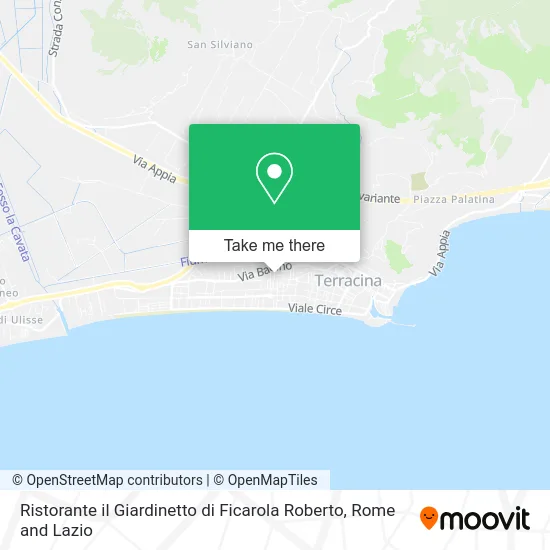 Restaurant Il Giardinetto by Ficarola Roberto map