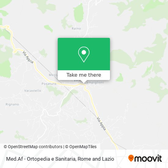 Med.Af - Ortopedia e Sanitaria map