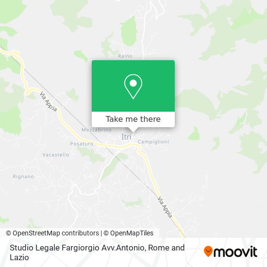 Studio Legale Fargiorgio Avv.Antonio map