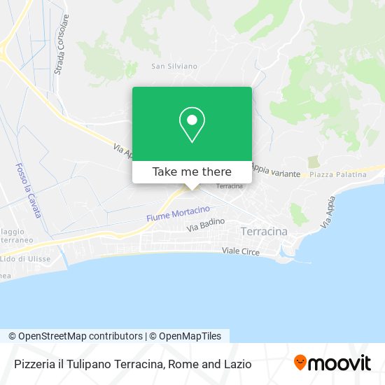 Pizzeria il Tulipano Terracina map
