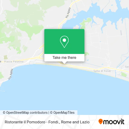 Il Pomodoro Restaurant - Fondi map