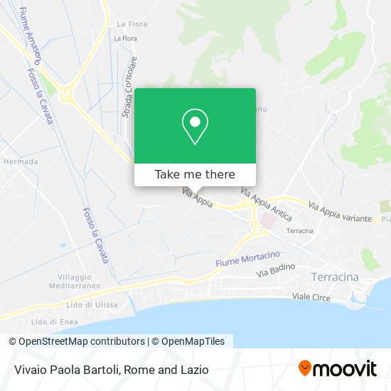 Vivaio Paola Bartoli map