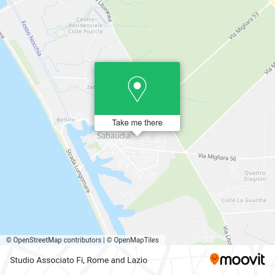 Associated Studio Fi map