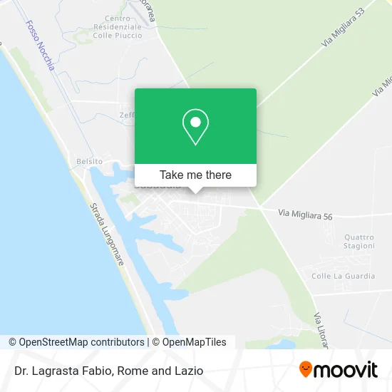 Dr. Lagrasta Fabio map