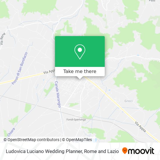 Ludovica Luciano Wedding Planner map