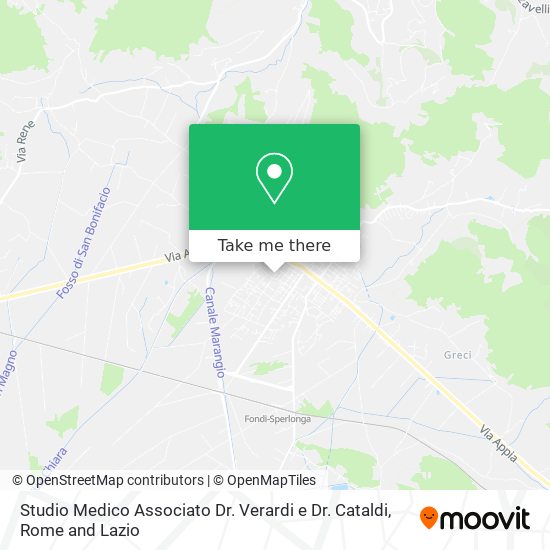 Studio Medico Associato Dr. Verardi e Dr. Cataldi map