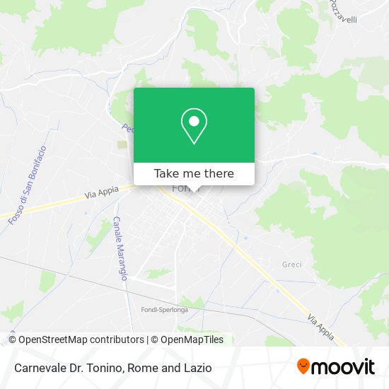 Carnevale Dr. Tonino map