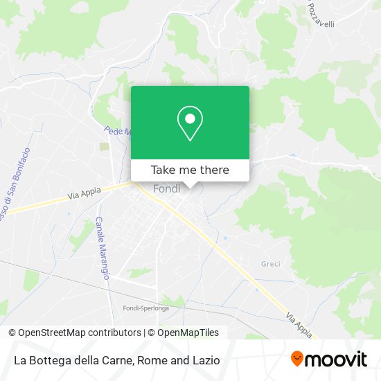 La Bottega della Carne map