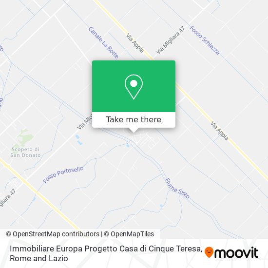 Immobiliare Europa Progetto Casa di Cinque Teresa map