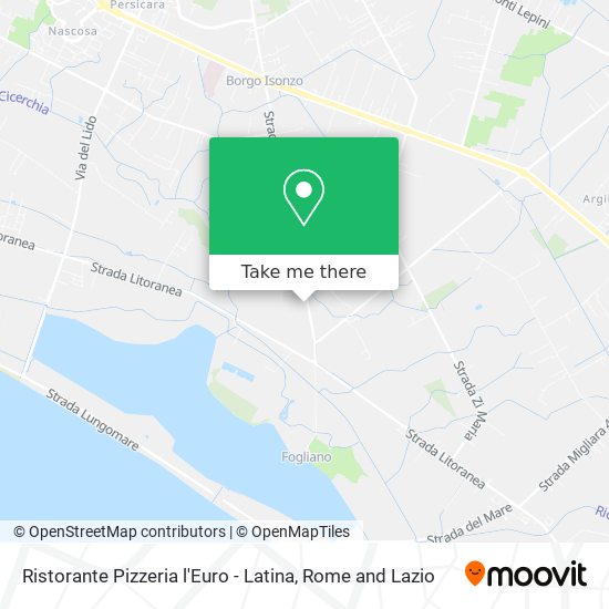 Ristorante Pizzeria l'Euro - Latina map