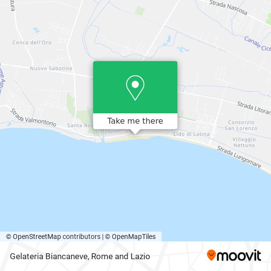 Gelateria Biancaneve map