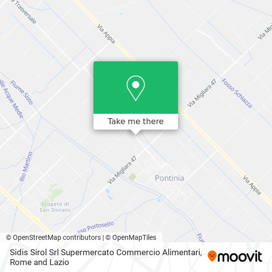 Sidis Sirol Srl Supermercato Commercio Alimentari map