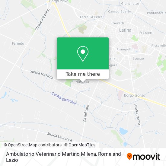 Ambulatorio Veterinario Martino Milena map