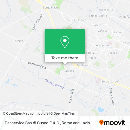 Panservice Sas di Cuseo F. & C. map