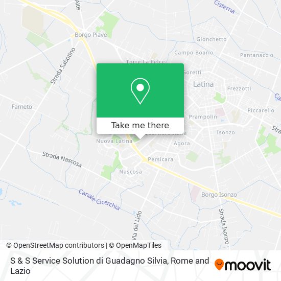 S & S Service Solution di Guadagno Silvia map