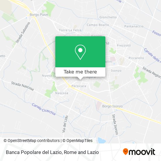 Banca Popolare del Lazio map