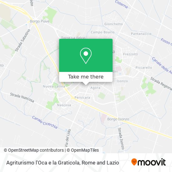 Agriturismo l'Oca e la Graticola map