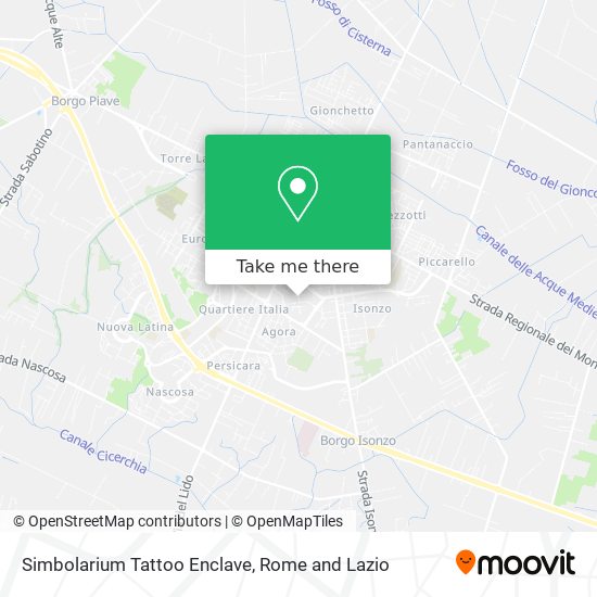 Simbolarium Tattoo Enclave map