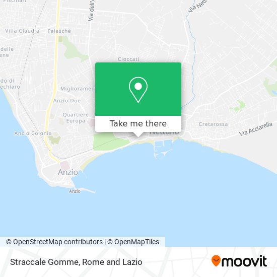 Straccale Gomme map