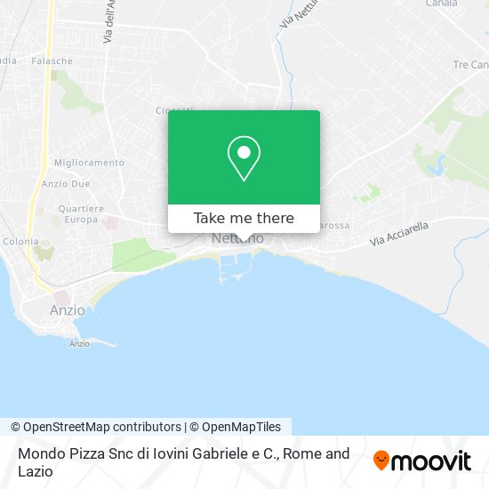 Mondo Pizza Snc di Iovini Gabriele e C. map