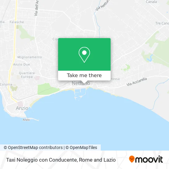 Taxi Hire with Driver map
