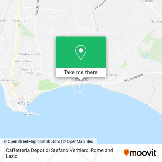 Caffetteria Depot di Stefano Veritiero map