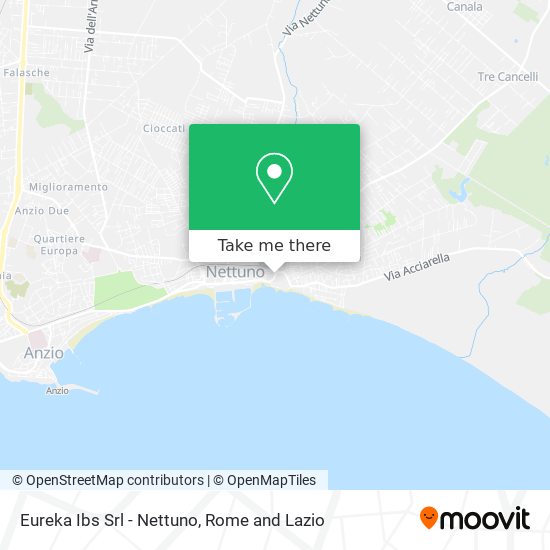 Eureka Ibs Srl - Nettuno map