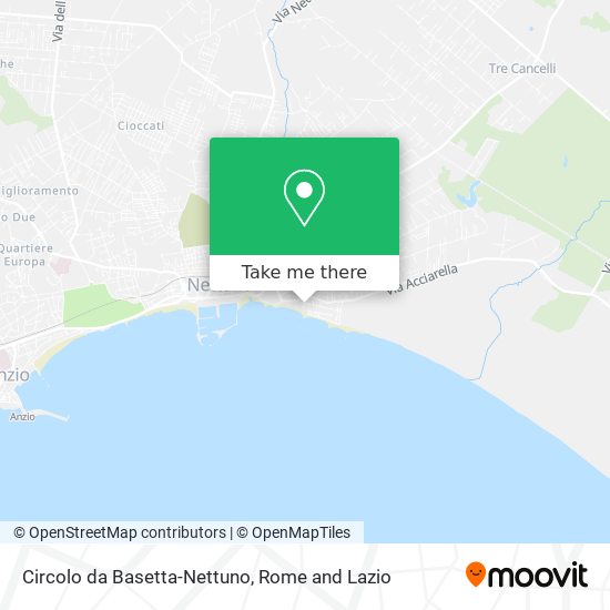 Circolo da Basetta-Nettuno map