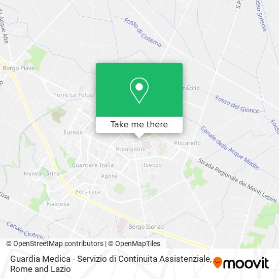 Guardia Medica - Servizio di Continuita Assistenziale map