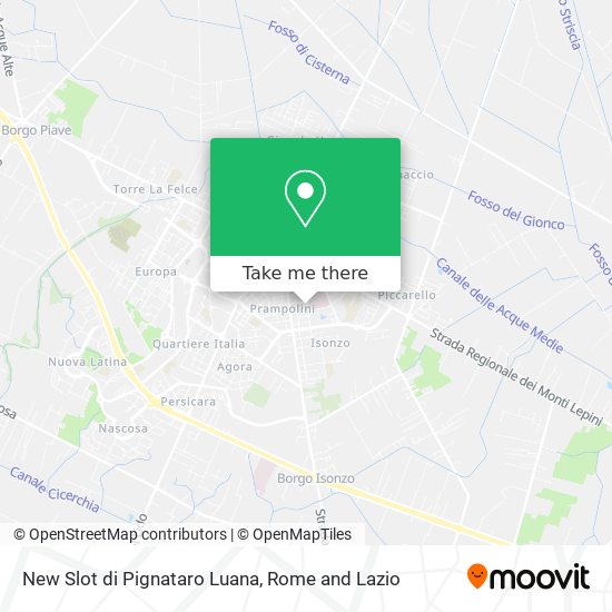 New Slot di Pignataro Luana map
