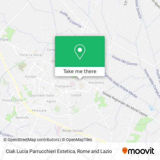 Ciak Lucia Parrucchieri Estetica map